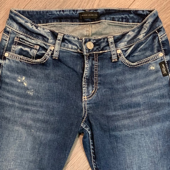 SILVER Avery Jeans NWOT - Picture 5 of 8